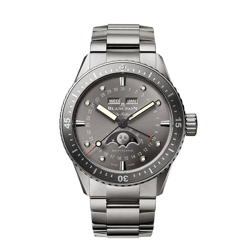 Orologio blancpain fifty fathoms - BATHYSCAPHE QUANTIÈME COMPLET PHASES DE LUNE