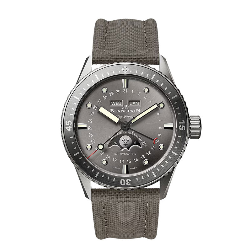 Orologio blancpain fifty fathoms - BATHYSCAPHE QUANTIÈME COMPLET PHASES DE LUNE