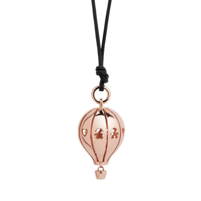 Gioiello lebebe ciondoli - CIONDOLO SUONAMORE IN ARGENTO PLACCATO ORO ROSA