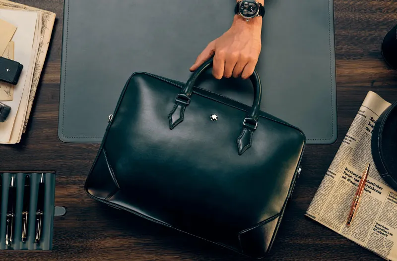 Accessori Montblanc: borse ed articoli di pelletteria