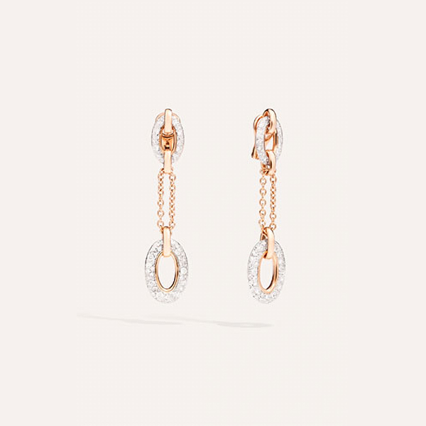 Gioiello pomellato catene - ORECCHINI CATENE