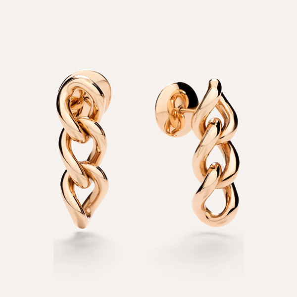 Gioiello pomellato catene - ORECCHINI CATENE