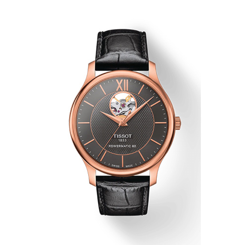 Orologio tissot t-classic - TISSOT TRADITION POWERMATIC 80 OPEN HEART